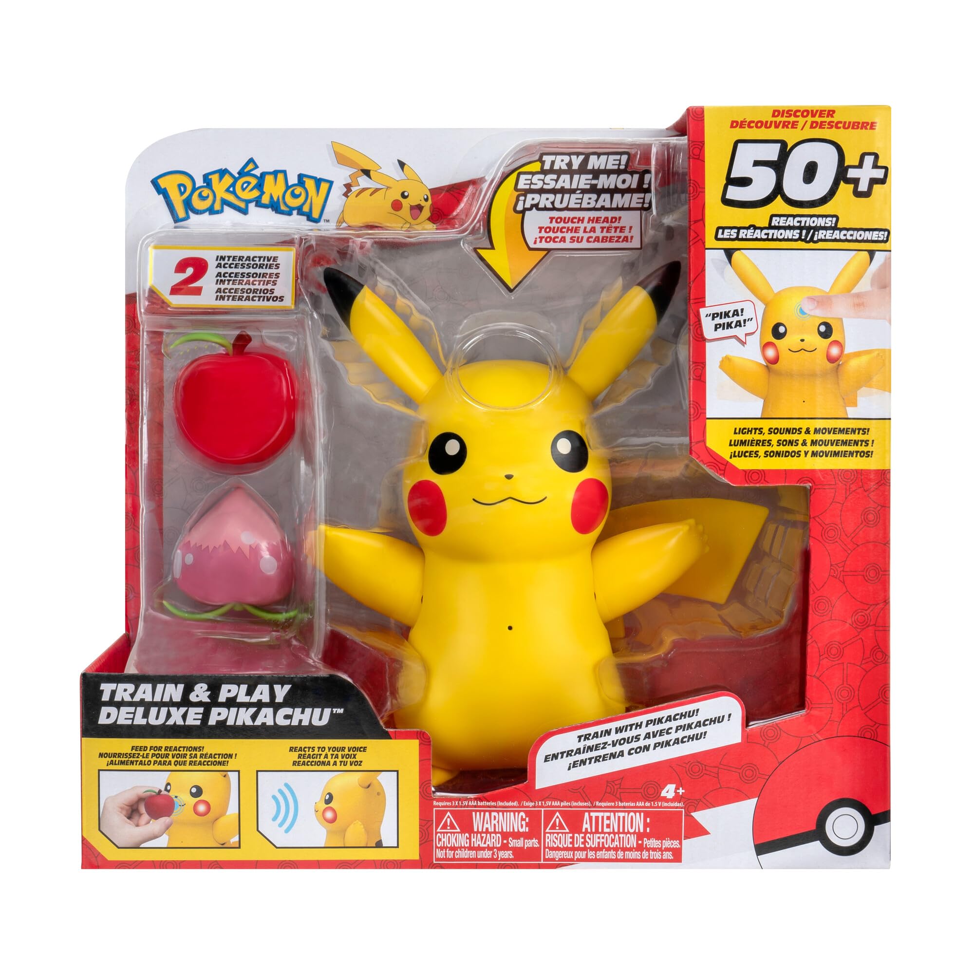 Pokémon Figurine Deluxe (Train & Play Deluxe Pikachu