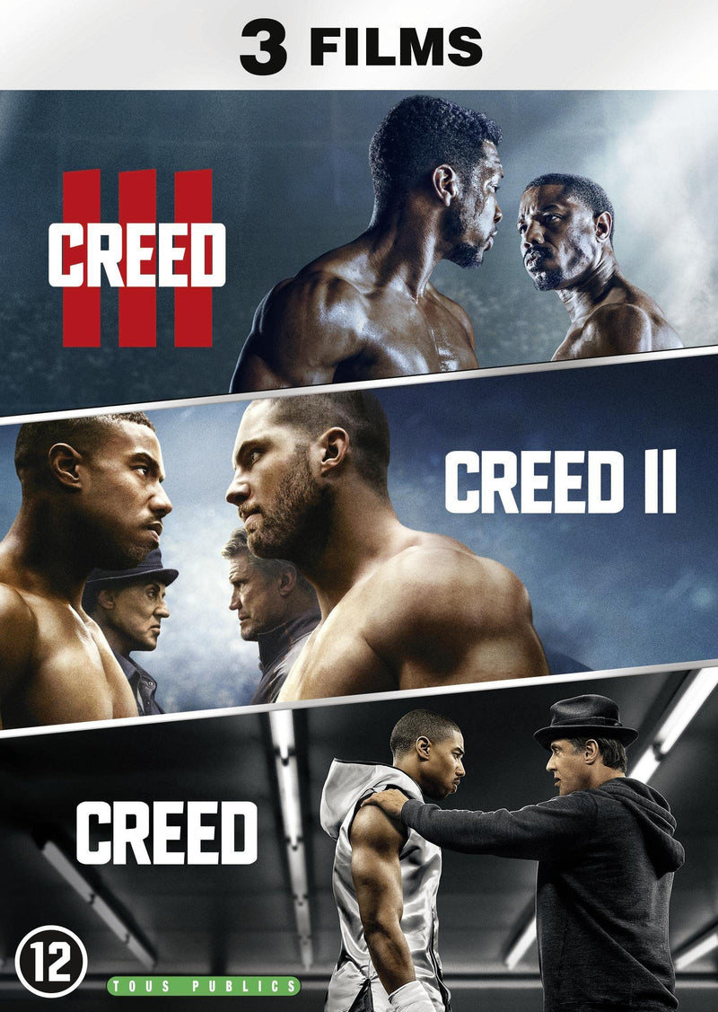 CREED COLLECTION 3 FILMS Boxset DVD (NL Versie)