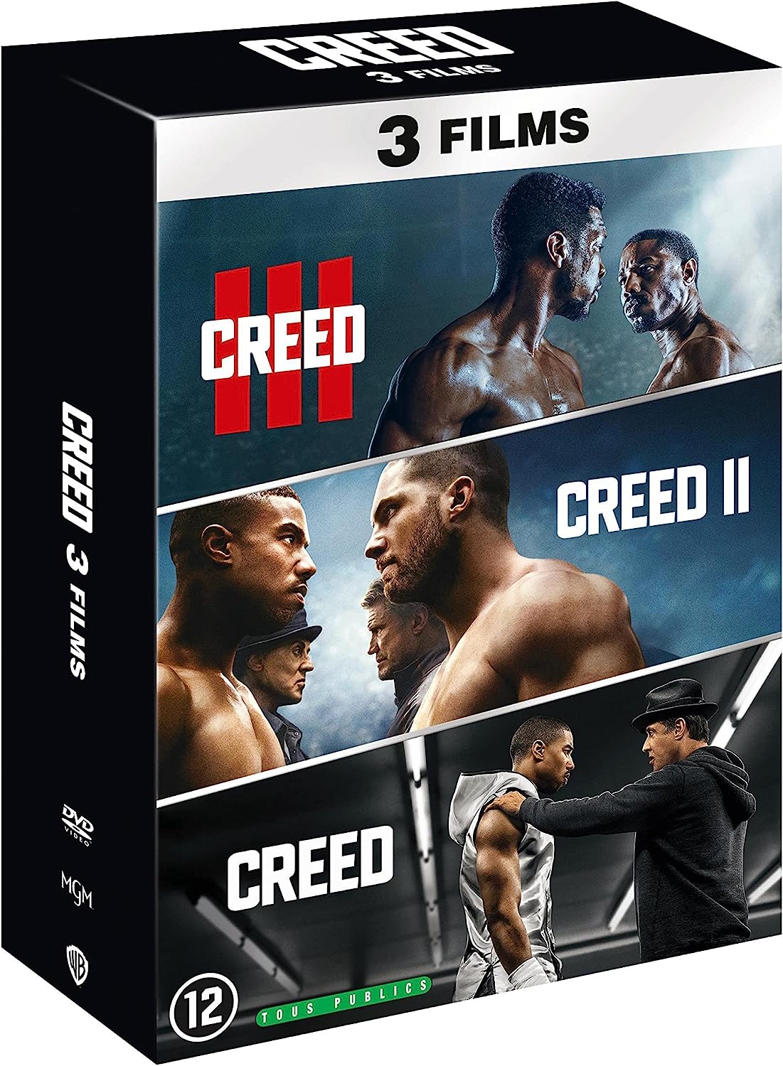 CREED COLLECTION 3 FILMS Boxset DVD (NL Versie)