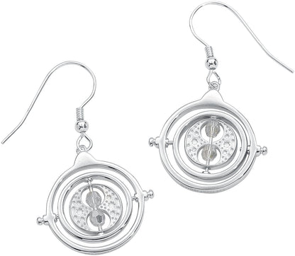Harry Potter Zeitumkehrer (Time Turner) Oorbel zilverkleurig