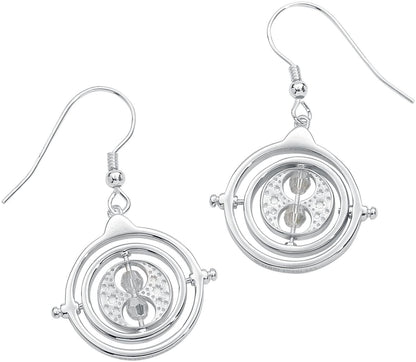 Harry Potter Zeitumkehrer (Time Turner) Oorbel zilverkleurig