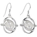 Harry Potter Zeitumkehrer (Time Turner) Oorbel zilverkleurig