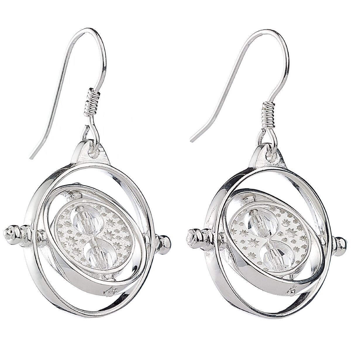 Harry Potter Zeitumkehrer (Time Turner) Oorbel zilverkleurig