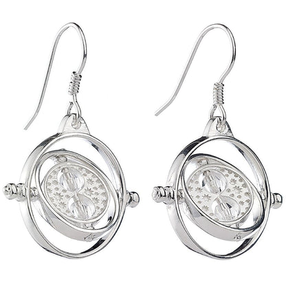 Harry Potter Zeitumkehrer (Time Turner) Oorbel zilverkleurig