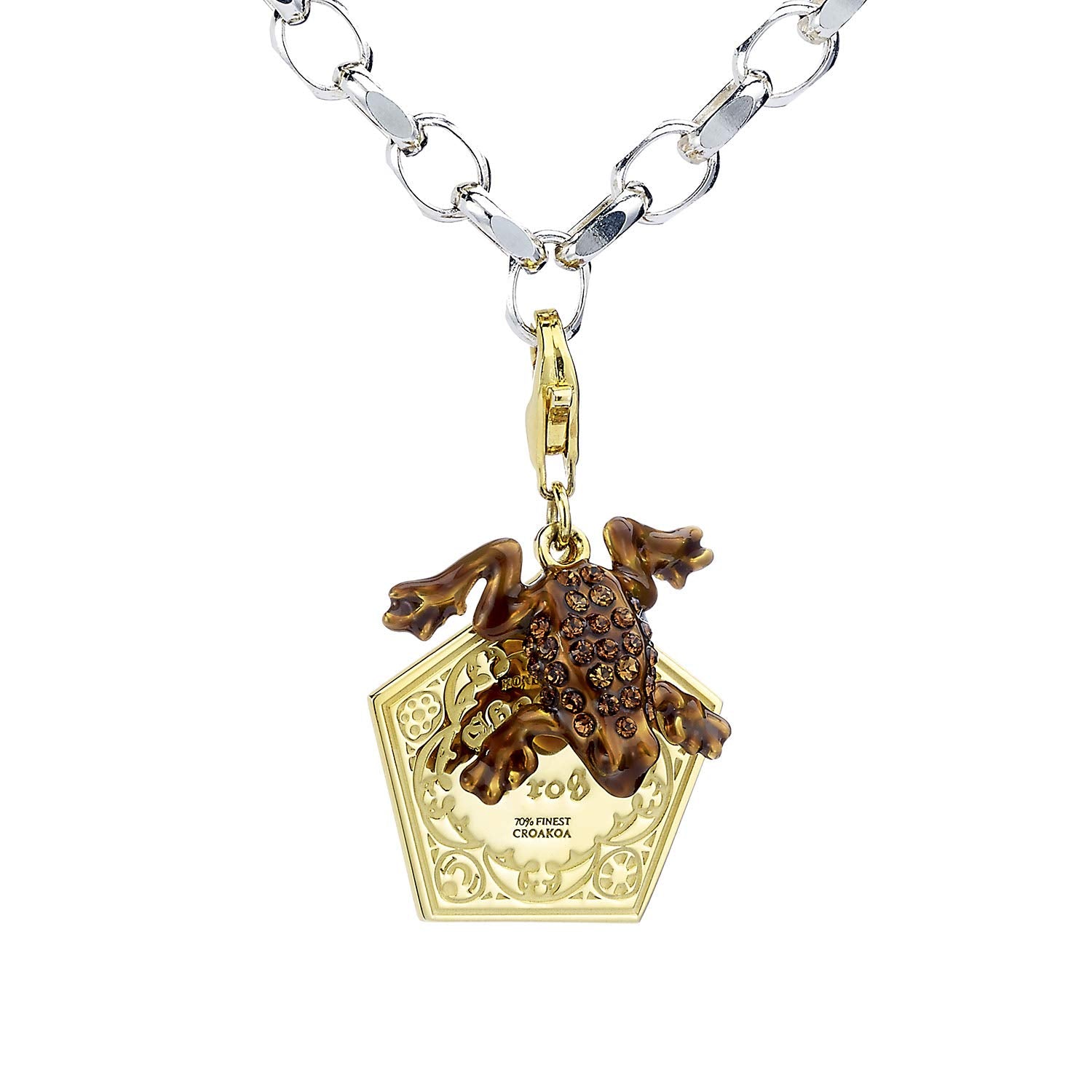 Harry Potter x Swarovski Anhänger Schokofrosch (vergoldet