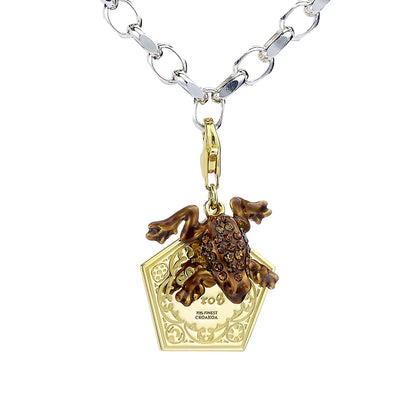 Harry Potter x Swarovski Anhänger Schokofrosch (vergoldet