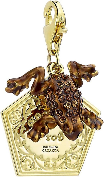 Harry Potter x Swarovski Anhänger Schokofrosch (vergoldet