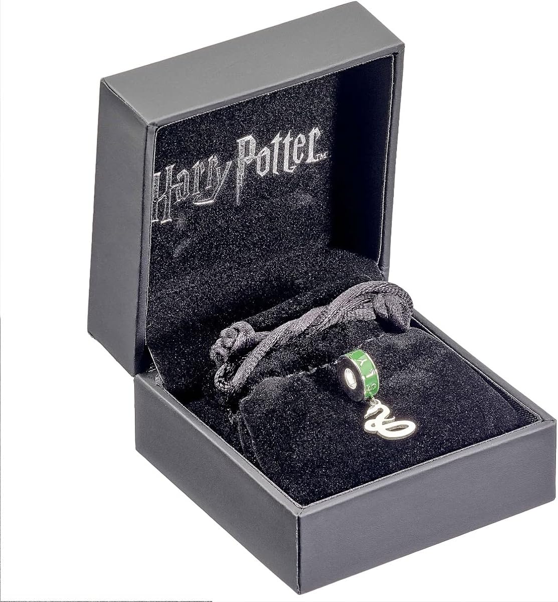 Harry Potter Sterling Silver Slytherin House Slider Charm