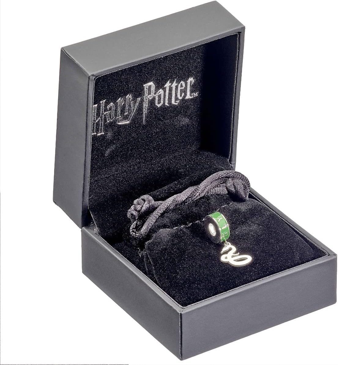 Harry Potter Sterling Silver Slytherin House Slider Charm