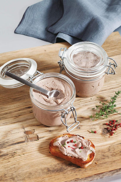 Bormioli Rocco Flip-top jars with glass lid - Capacity 200 ml