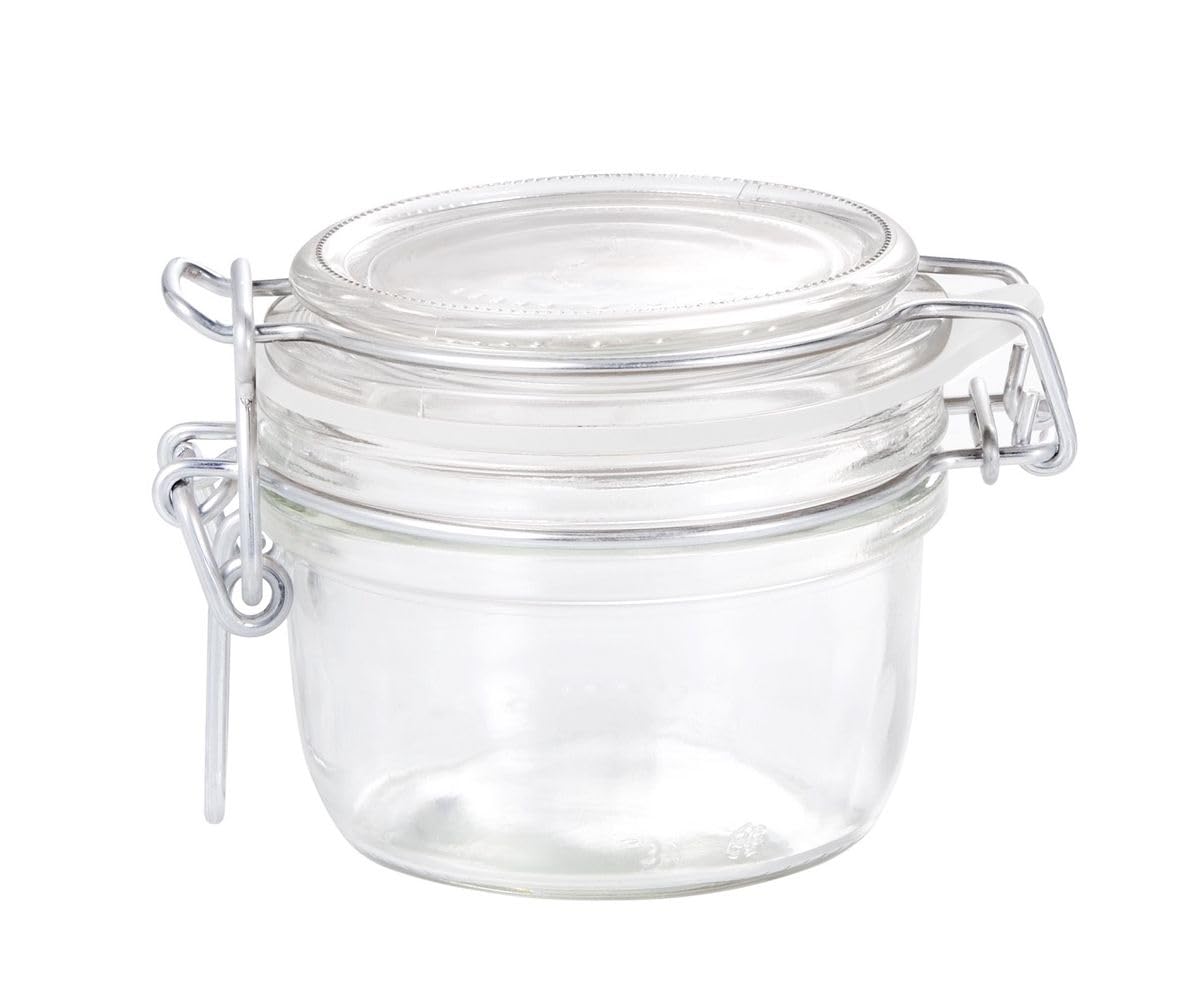Bormioli Rocco Flip-top jars with glass lid - Capacity 200 ml