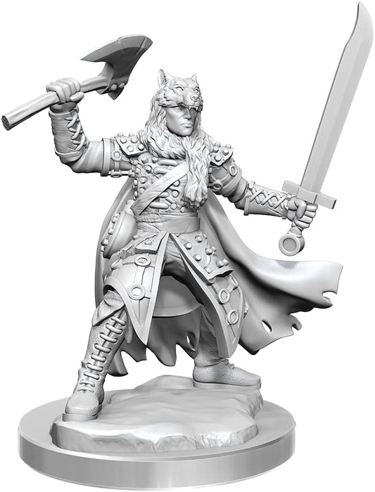WizKids D&D Frameworks: Male Half-Elf Ranger - Unpainted and Unassembled