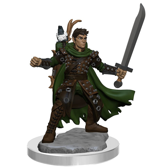 WizKids D&D Frameworks: Male Half-Elf Ranger - Unpainted and Unassembled