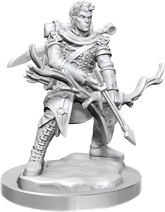 WizKids D&D Frameworks: Male Half-Elf Ranger - Unpainted and Unassembled