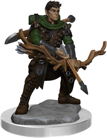WizKids D&D Frameworks: Male Half-Elf Ranger - Unpainted and Unassembled