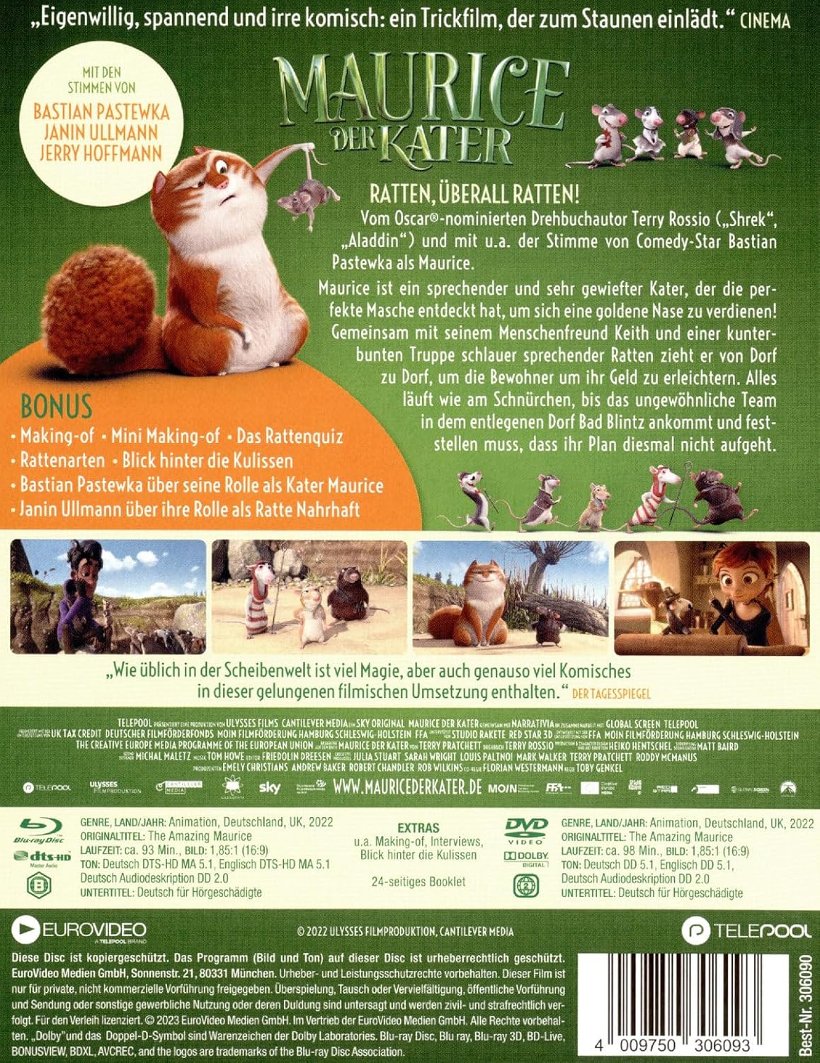 Maurice der Kater - Limited Mediabook-Edition (Blu-ray + DVD)