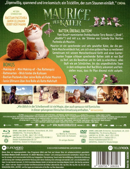 Maurice der Kater - Limited Mediabook-Edition (Blu-ray + DVD)