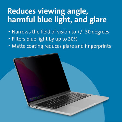 Kensington Magpro Elite - Notebook Privacy Filter - Removable - Magnetic - 14`` - Black - For Apple Macbook Pro (14.2 In)