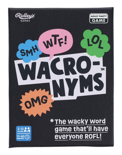 Wacronyms: The wacky word game that will make everyone ROFL!