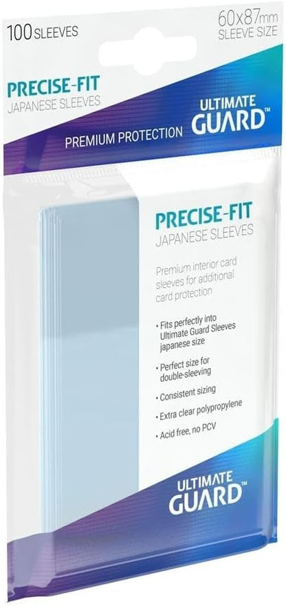 Ultimate Guard Mini Precise Fit Sleeves (100