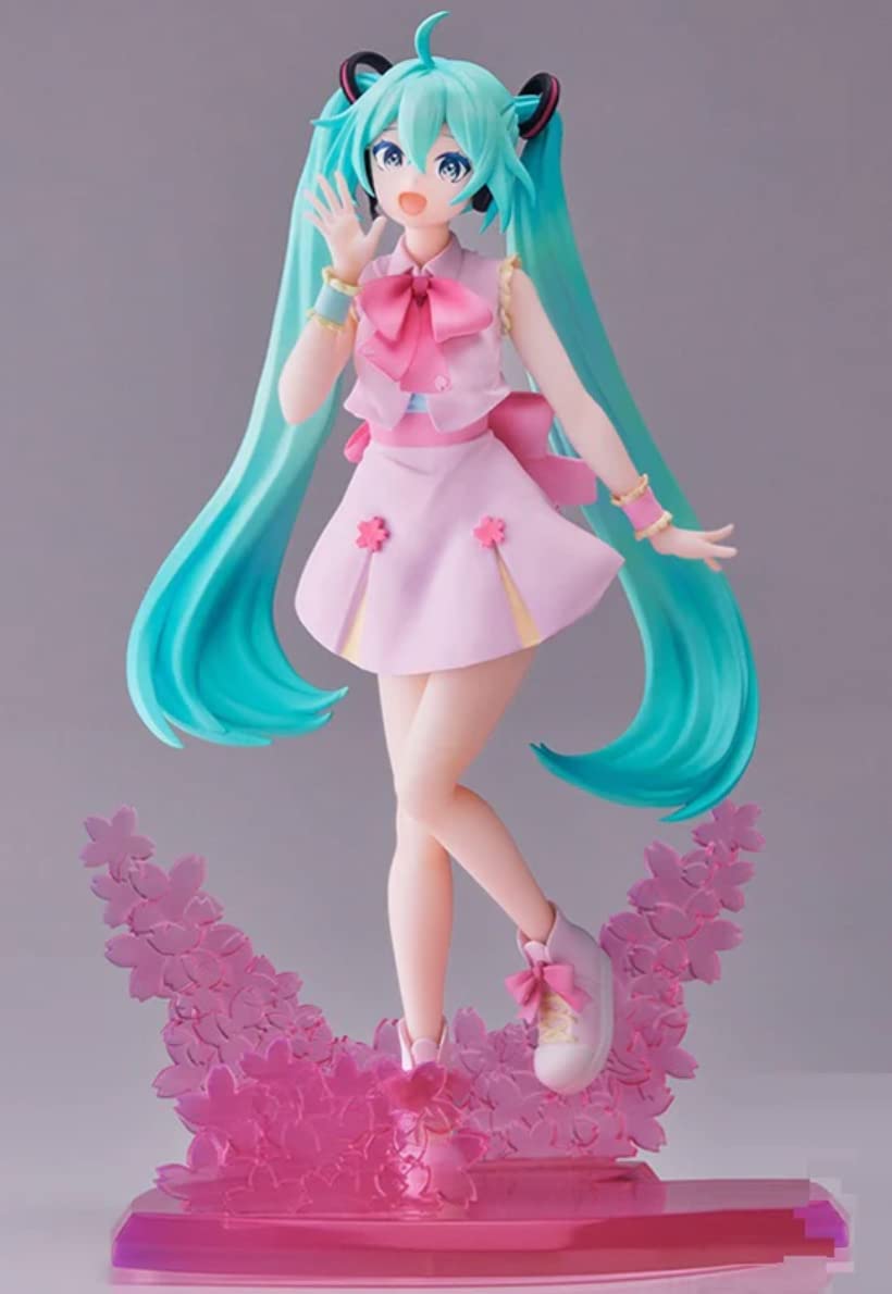 SEGA GOODS HATSUNE MIKU - Sakura Miku Omutatsu Vers. - Statuette Luminasta 21cm