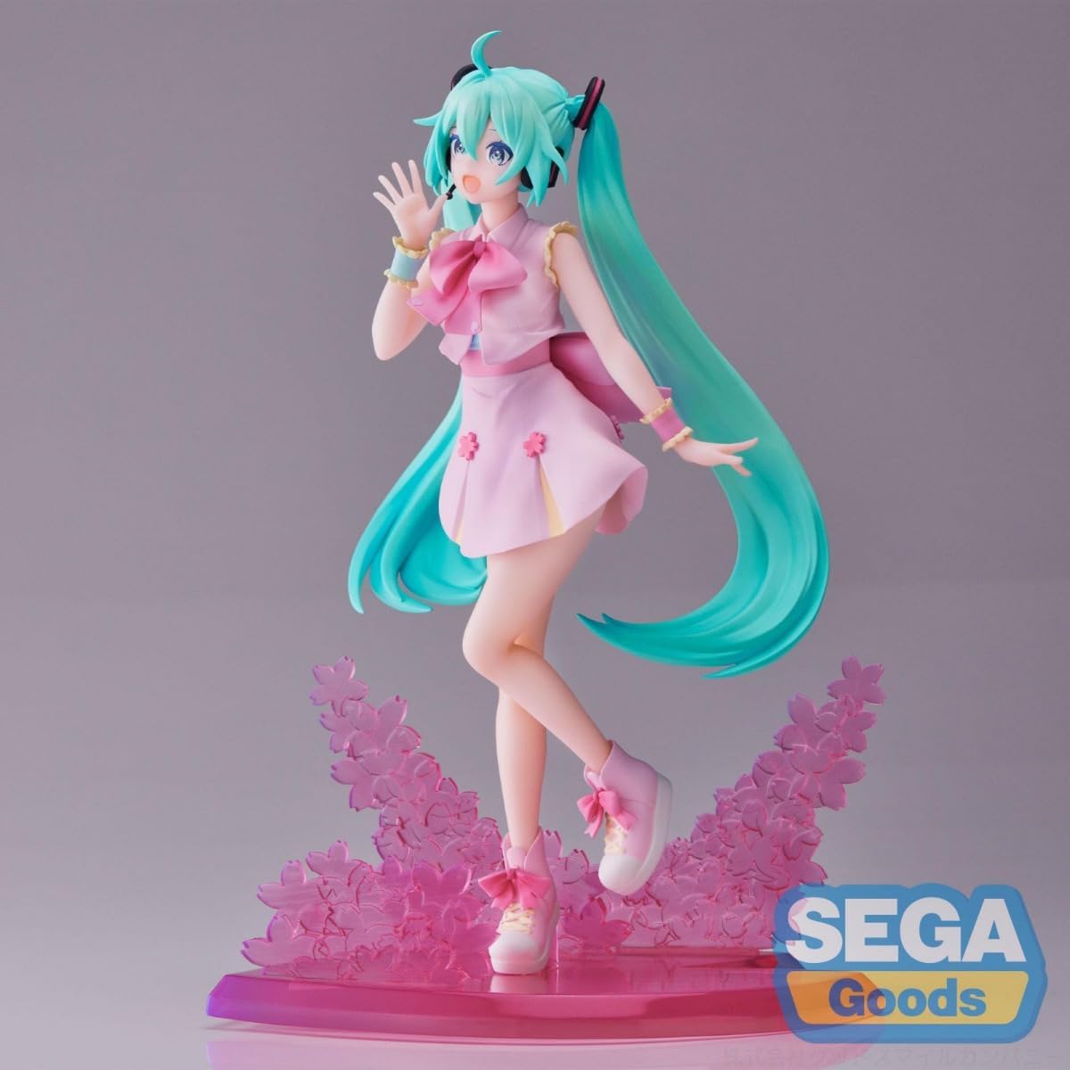 SEGA GOODS HATSUNE MIKU - Sakura Miku Omutatsu Vers. - Statuette Luminasta 21cm