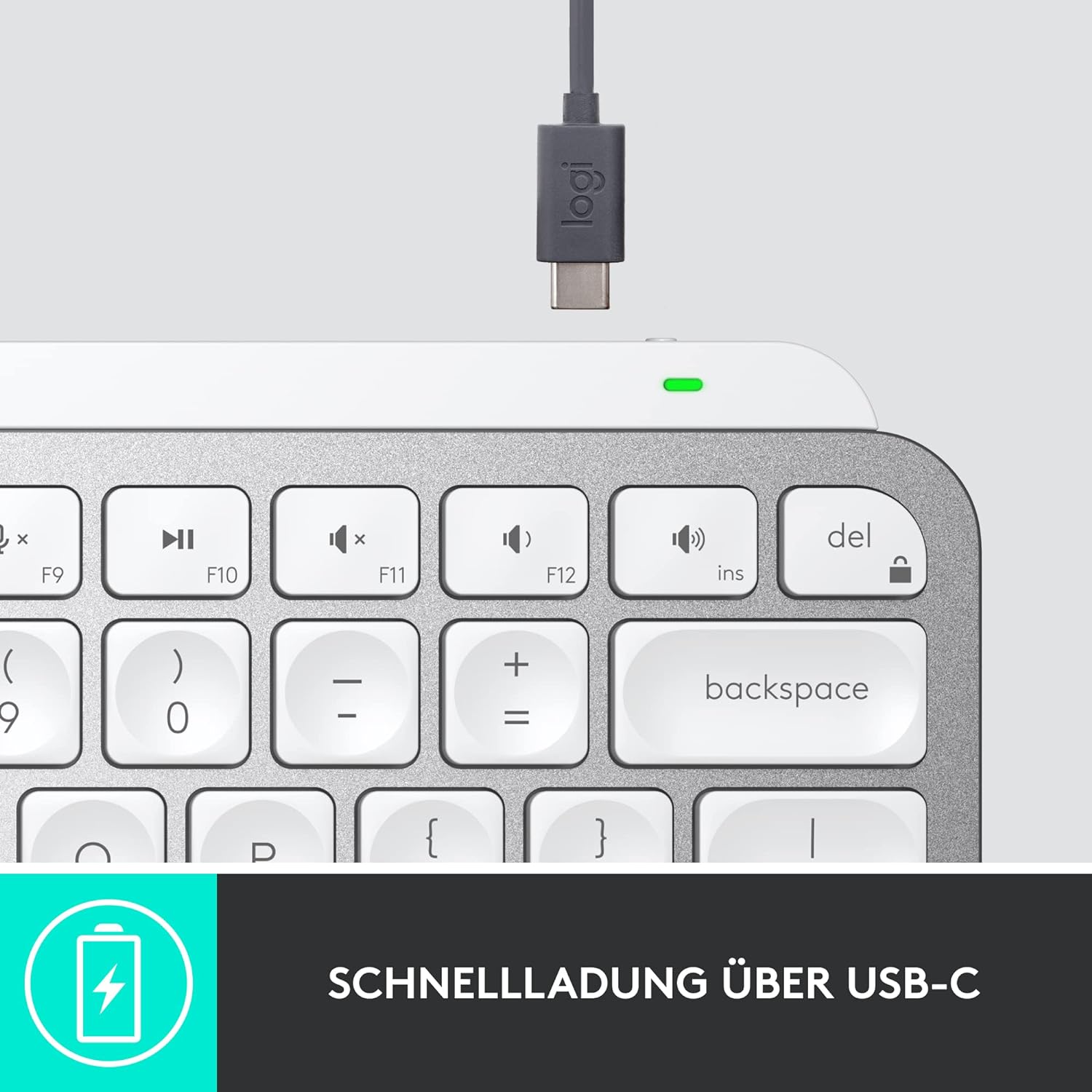 Logitech MX Keys Mini for Business Tastatur kabell