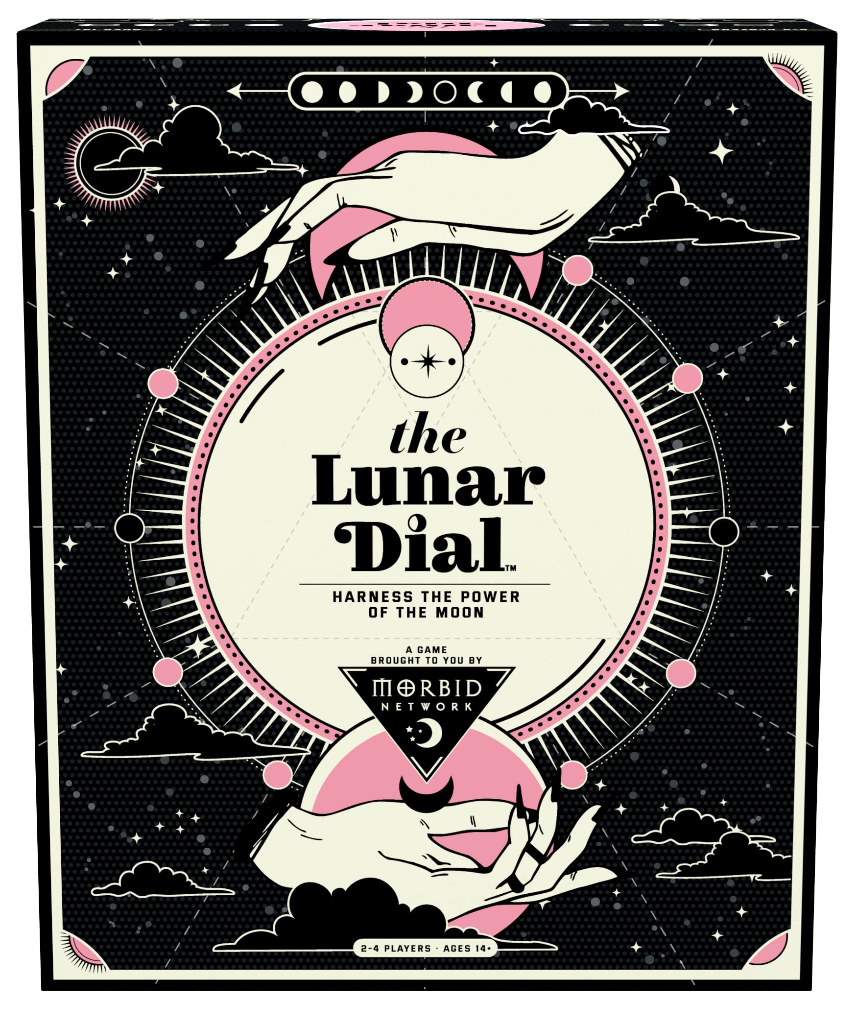 The Morbid Network Presents: The Lunar Dial | Harness the Power of the Moon | Strategy Board Games for Adults | For 2-4 Players | Ages 14+