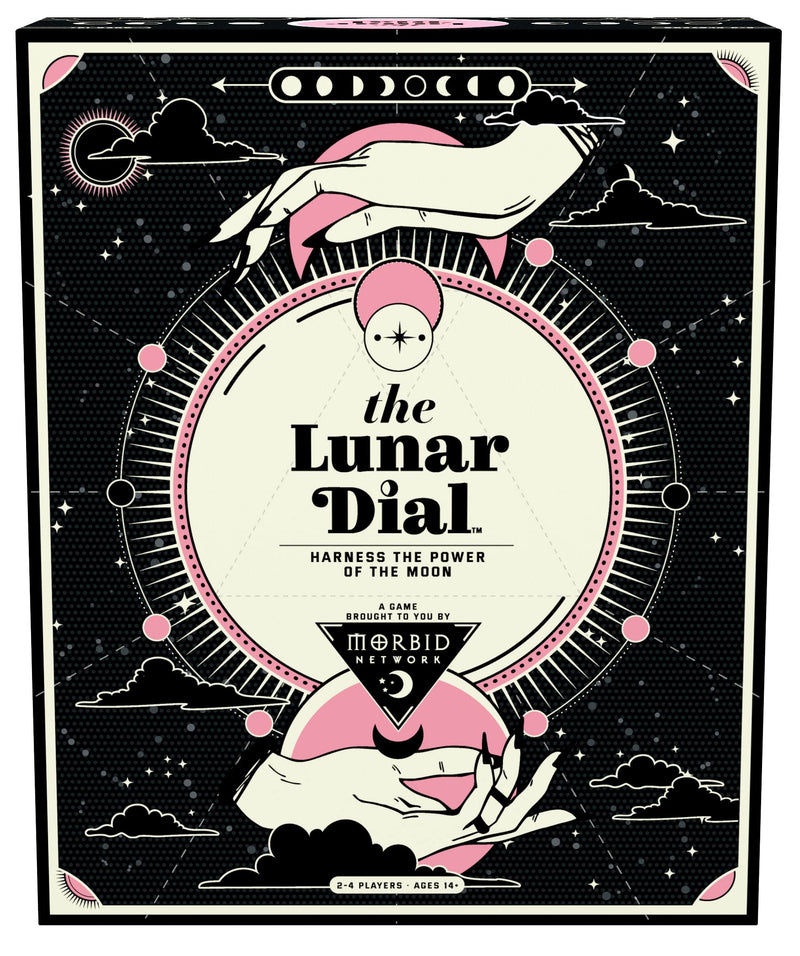 The Morbid Network Presents: The Lunar Dial | Harness the Power of the Moon | Strategy Board Games for Adults | For 2-4 Players | Ages 14+