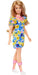Barbie Fashionista Vestido Flores Muñeca síndrome de Down con Conjunto de Moda y Accesorios, Juguete +3 años (Mattel HJT05)
