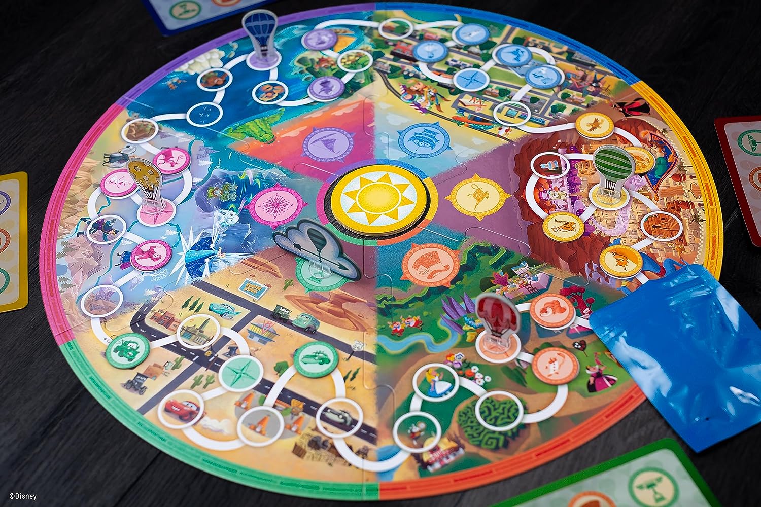Ravensburger Disney Around The World Board Game for Kids Age 4 Years Up - 2 to 4 Players - Gifts for Children