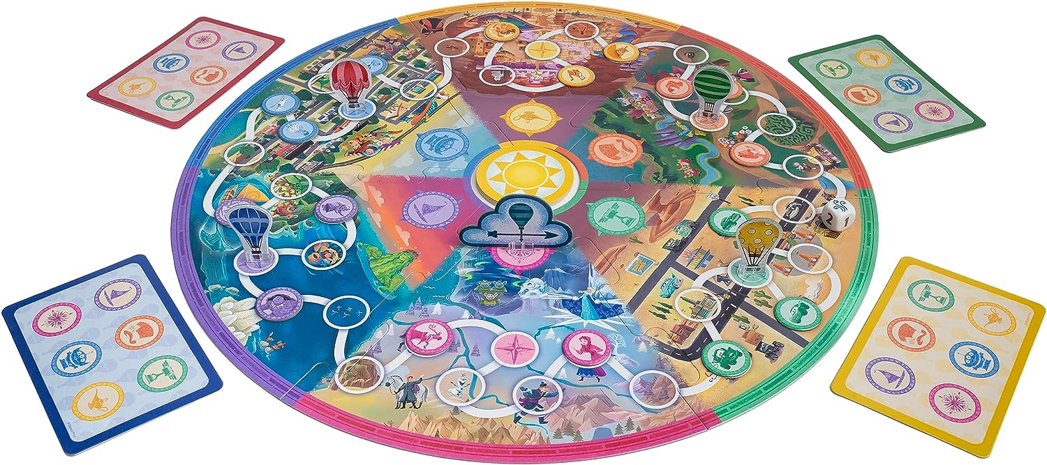 Ravensburger Disney Around The World Board Game for Kids Age 4 Years Up - 2 to 4 Players - Gifts for Children