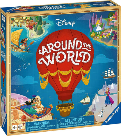 Ravensburger Disney Around The World Board Game for Kids Age 4 Years Up - 2 to 4 Players - Gifts for Children