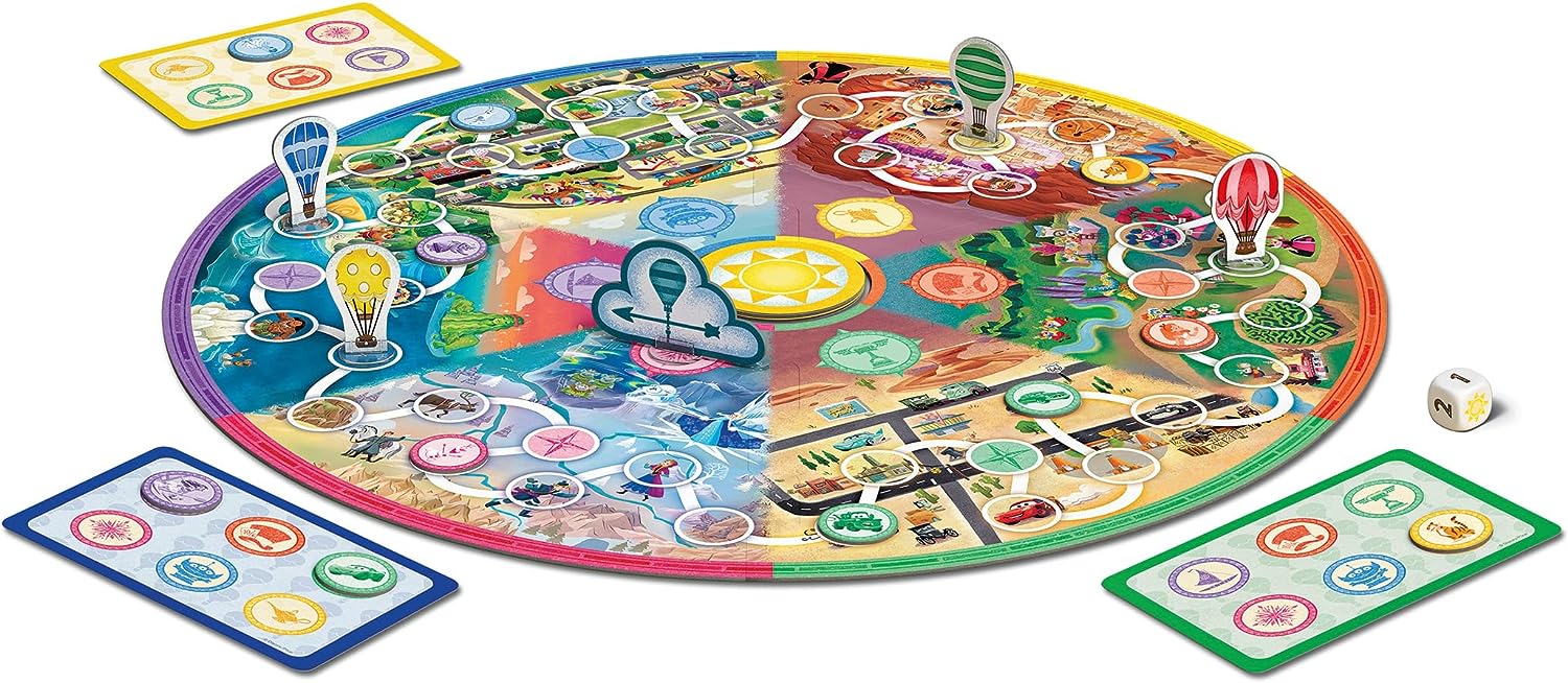 Ravensburger Disney Around The World Board Game for Kids Age 4 Years Up - 2 to 4 Players - Gifts for Children