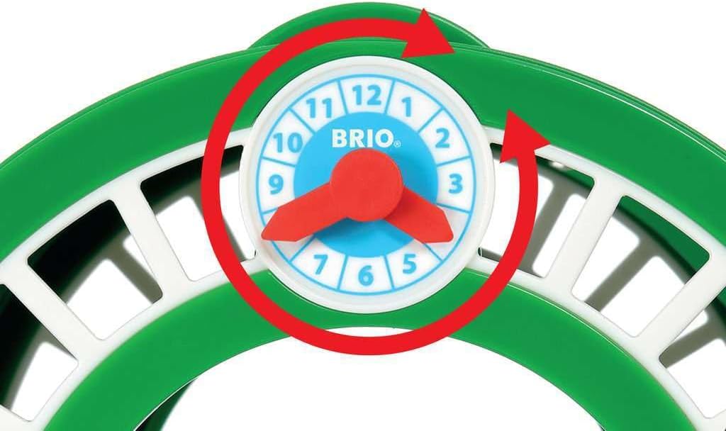 BRIO World Central Train Station for Kids, Wooden Railway Station with Ticket Machine Sounds and Figure, Ages 3 Years and Up