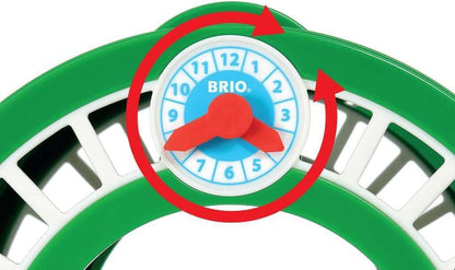 BRIO World Central Train Station for Kids, Wooden Railway Station with Ticket Machine Sounds and Figure, Ages 3 Years and Up