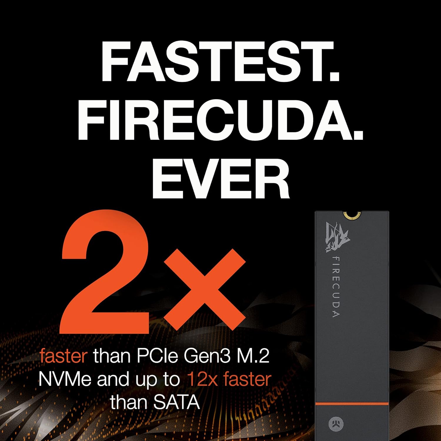 Seagate FireCuda 530, 500 GB, Internal Solid State Drive - M.2 PCIe Gen4 ×4 NVMe 1.4, transfer speeds up to 7300 MB/s, 3D TLC NAND, 640 TBW, Heatsink, 3 year Rescue Services (ZP500GM3A023) PC/PS5 530 Serie - Gen 4 Heatsink 500GB