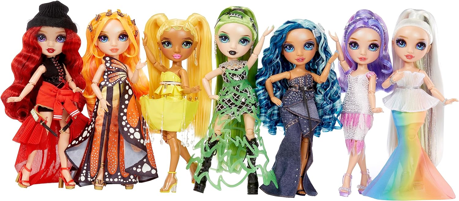 RAINBOW HIGH Muñeca Fantastic Fashion - Sunny Madison - Muñeca de Moda Amarilla de 28cm y Set de Juegos con 2 Conjuntos y Accesorios de Moda - para niños y niñas de 4 a 12 años