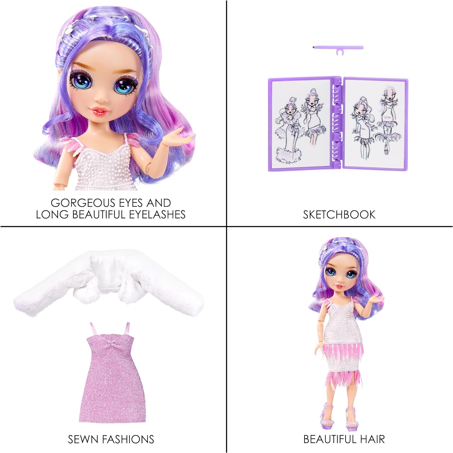 Rainbow High Fantastic Fashion-Purple