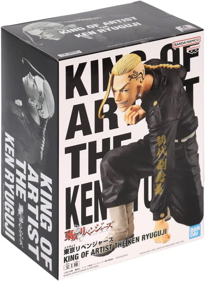 Banpresto - Figura de Accion Ken Ryuguji Draken Tokyo Revengers - King of Artist 13cm BP19454 Multicolor