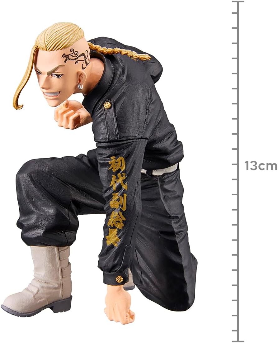 Banpresto - Figura de Accion Ken Ryuguji Draken Tokyo Revengers - King of Artist 13cm BP19454 Multicolor