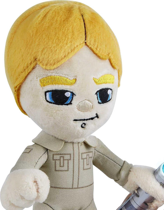 Star Wars Plush 8-Inch Luke Skywalker with Light Up Lightsaber, Soft Toy Collectable Gift for Fans Age 3 Years Old & Up