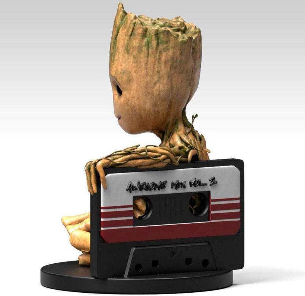 Marvel Deluxe Mega Baby Groot Money Box Black/Brown Printed PVC Gift Boxed