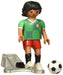 PLAYMOBIL Sports & Action 71132 Fußballspieler Mexiko, mit Kickfunktion und Torwand, ab 5 Jahren Mexikanisch