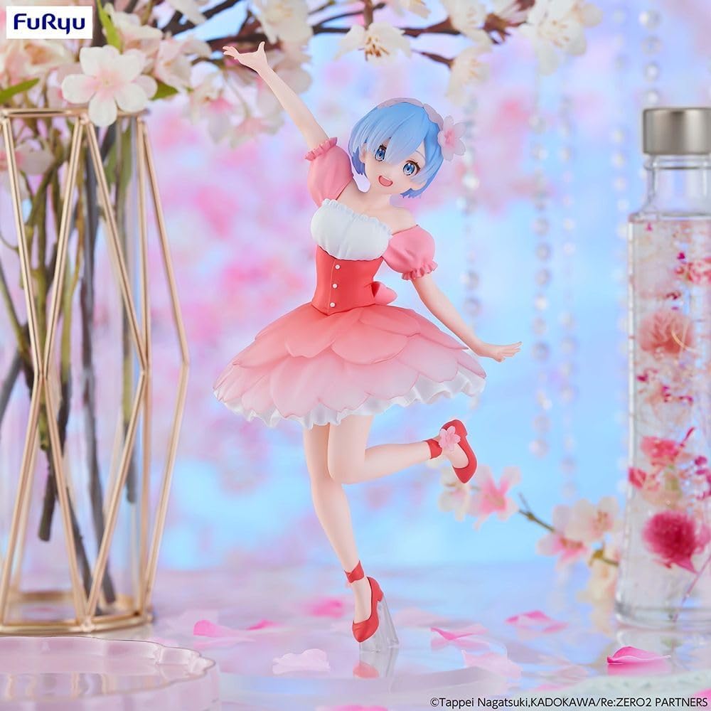 Furyu RE Zero - Rem Cherry Blossoms - Statuette PVC Trio-Try-It 21cm