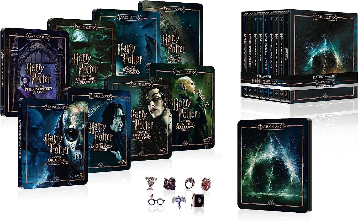 HARRY POTTER 1-7.2 DARK ARTS COLLECTION (UHD