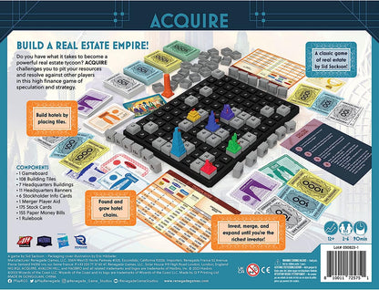 Renegade Game Studios | Acquire Strategy Board Game for 2-6 Players, Ages 12+ with 2 Play Modes