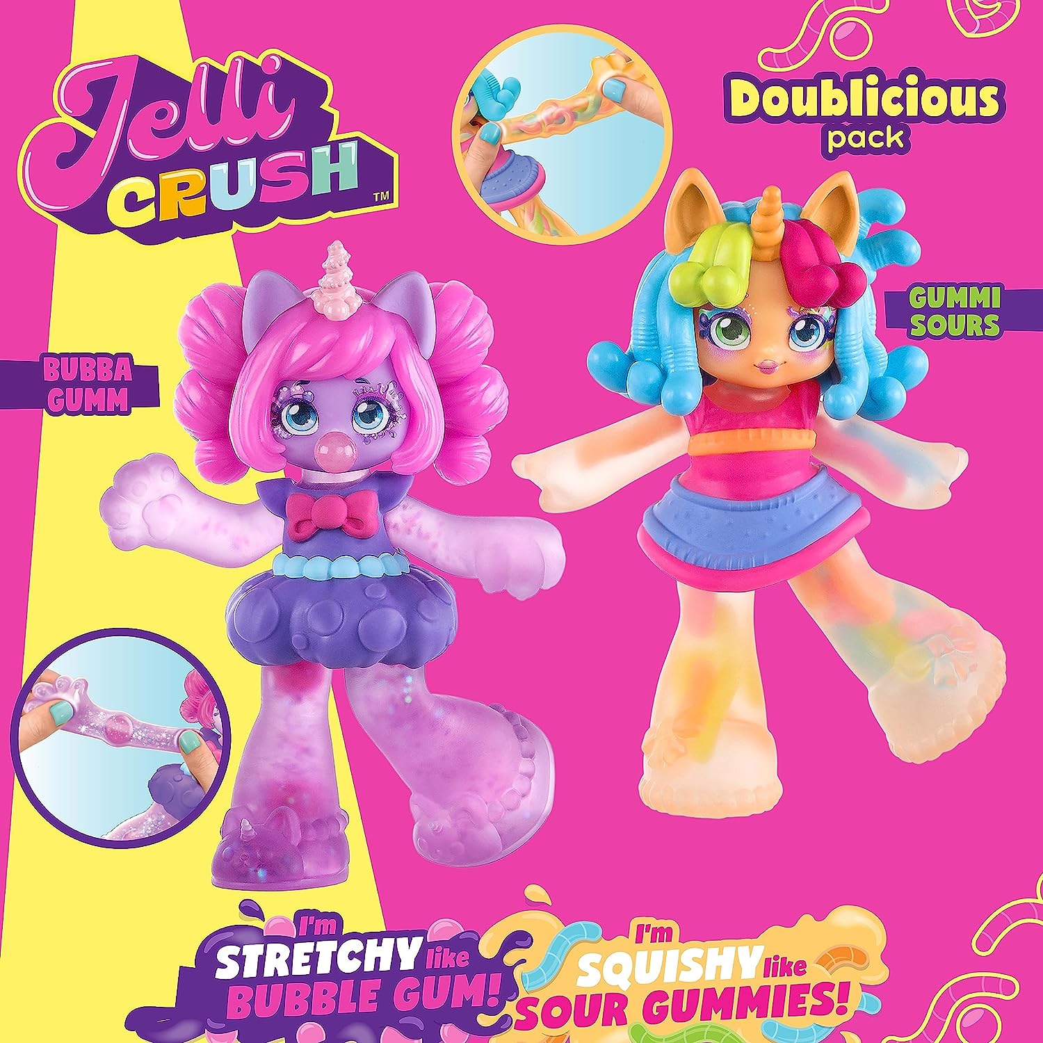 Jelli Crush Double Pk Bubba Gumm & Gummi Sours