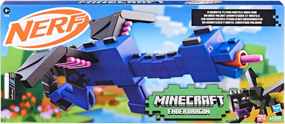 Nerf Minecraft Ender Dragon Blaster and 12 Nerf Elite Foam Darts