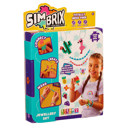 Character Options 08000 Simbrix Jewllery Pack with 750+ brix Creative Activity STEAM Arts and Crafts Kids’ Toys for Girls & Boys Ages 5 and up